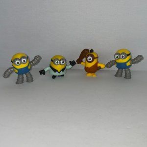 Lot of 4 Despicable Me Character Toys For Kids